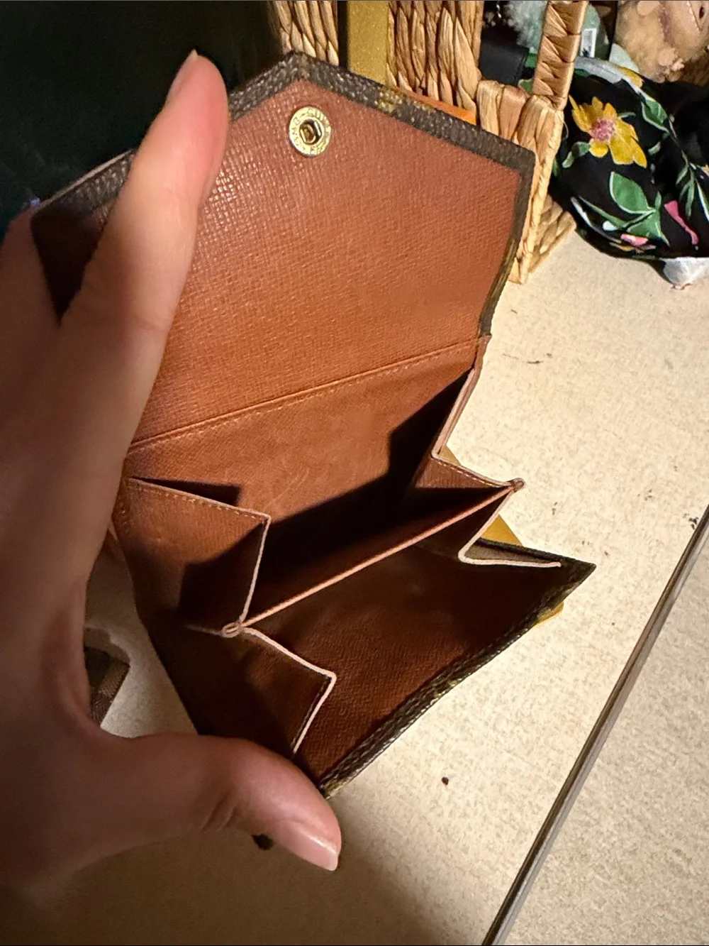 Louis Vuitton Brown Monogram Envelope Wallet